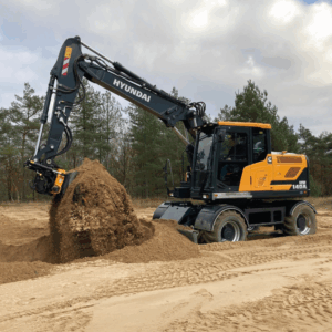 Excavadora de llantas